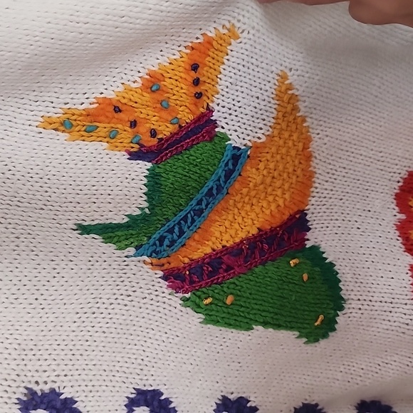 Marisa Christina II Fish Sea life Sweater cardigan - Picture 7 of 10